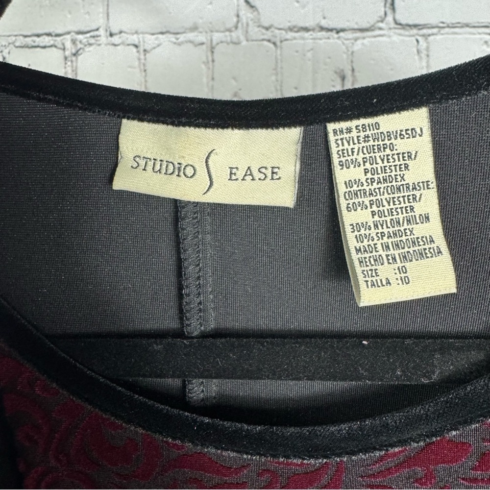 Vintage Studio Ease Velvet Patchwork Whimsigoth M… - image 2